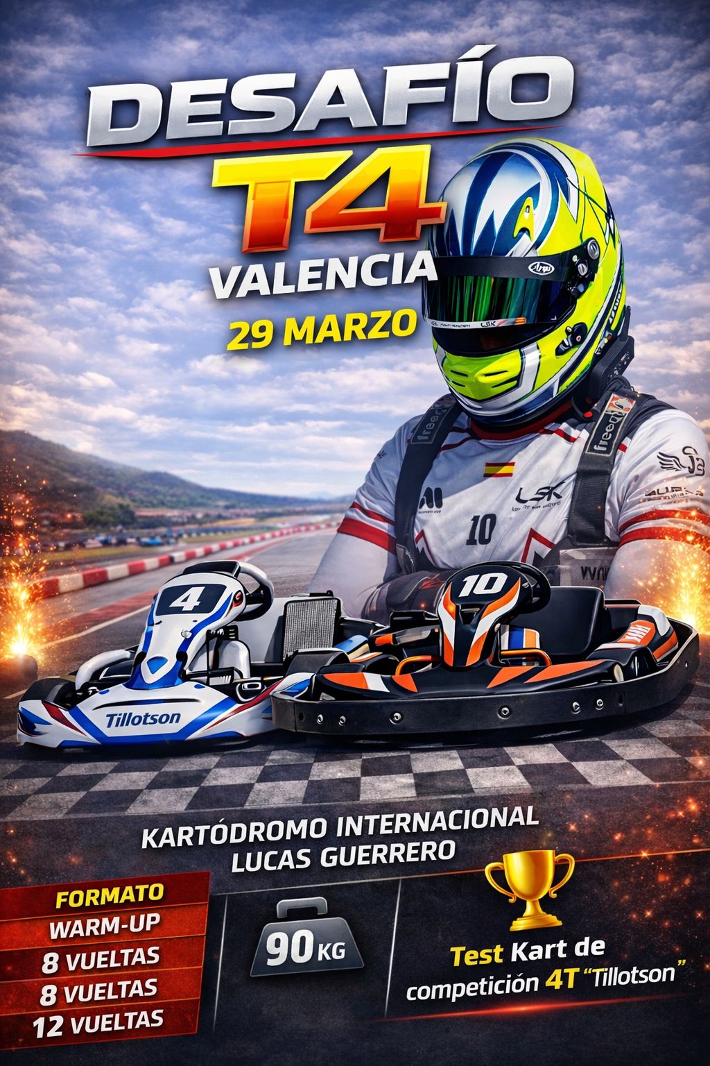 evento kartodromo desafio t4